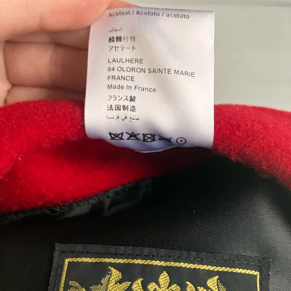 Maison‎ Laulhere Authentic French Beret Choupette Wool Cat Embroidery